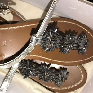 Women's Crystal-embellished Flats